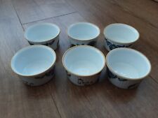Royal Worcester Palmyra Flameproof Porcelain Ramekins x 6