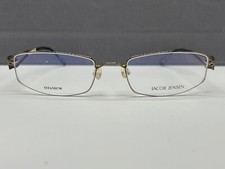 Jacob Jensen Eyeglasses Men Women Square Brown Denmark Titanium 554T RRP:319€