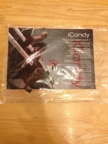 Icandy peach carrycot - icandy, twin