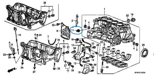 Genuine honda knock sensor - knock,