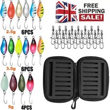 16Pcs Fishing Metal Spoons