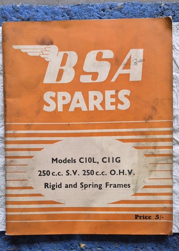 Bsa c10 c11 official - c10,