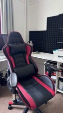 Gaming chair used black/red
