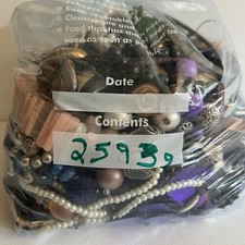 2.5kg Broken Costume Jewellery Mixed Job Lot Craft Harvest Beads Repair