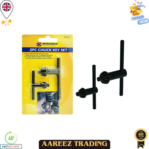Chuck key set - key, drill