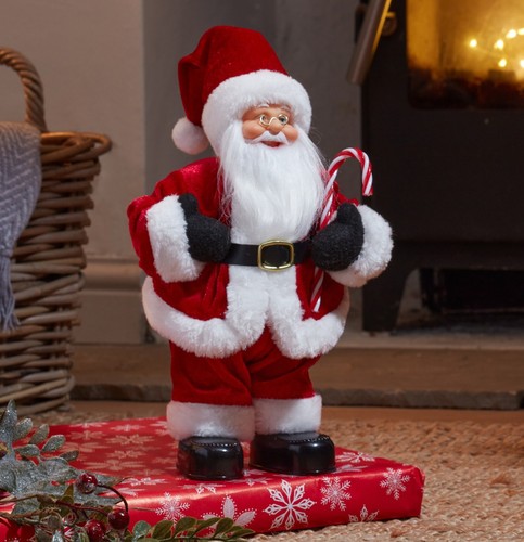 Singing dancing santa claus - singing,