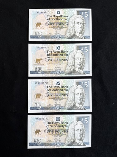 Rbs jack nicklaus notes x4 - nicklaus,