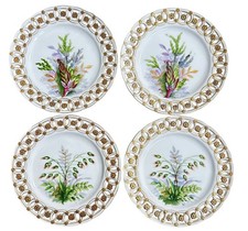 Flora Danica Style Set Of 4