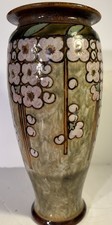 Antique Royal Doulton Vase By Bessie Newbury(?). Large. 27cm. Lovely. In VGC