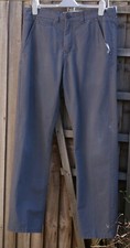 Gents St George by Duffer (Debenhams) Size 36" WaistGrey Trousers - 100% Cotton 