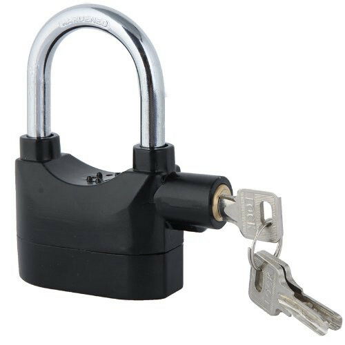 Trixes 110db alarmed padlock - trixes,