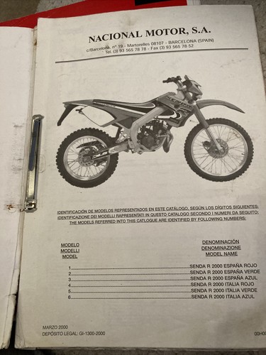 Derbi motorcycle senda r - derbi,
