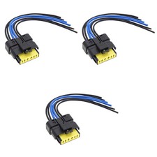 1/2x Rear Tail Light Wired Plug Connector Harness 6 Pin for Renault Clio Mk3