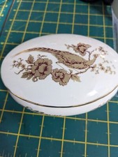 royal worcester palissy trinket box