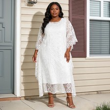 Lace african dress party gown - dress,