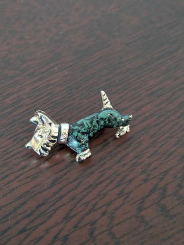 Scotty dog brooch pin badge - scotty,