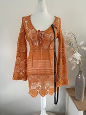 New PLT  Orange Crochet Mini