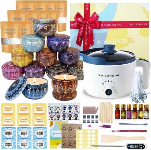 Scented candle making - scented, for