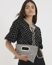 River Island Womens Silver Bag