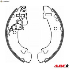 BRAKE SHOE SET C0F008ABE FOR