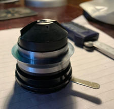 Vintage Microscope Condenser with Flip-over Top Lens & 35mm Filter Carrier