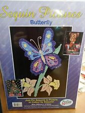 Pinflair Sequin Picture Kit ~ Butterfly