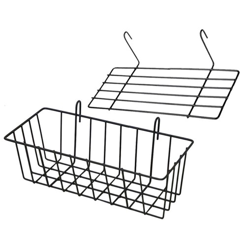 Wrought iron storage rack - wrought,
