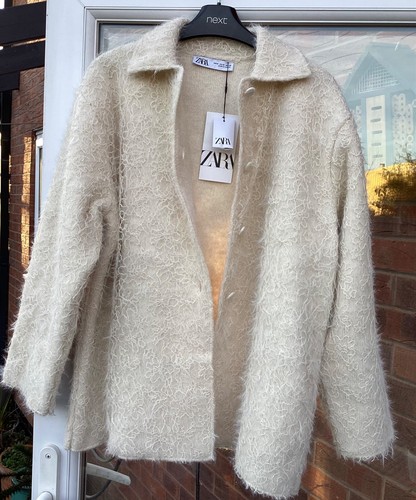 Bnwt zara ecru contrast knit - bnwt,
