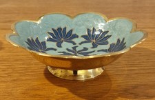 Vintage Brass Decorative Small Bowl In Excellent Condition