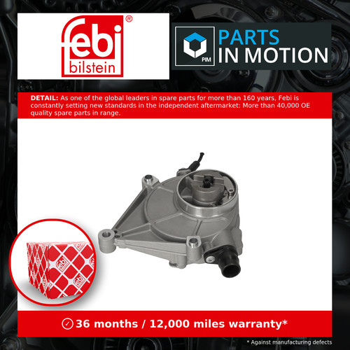 Vacuum pump 186081 febi - vacuum,