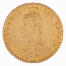 Victoria Gold Half-Sovereign