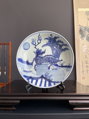 5cm chinese blue - blue, white