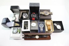 Mens Assorted Boxed Watches Quartz Rotary Lorus Etc UNTESTED x 12