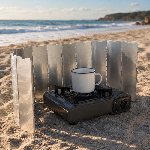 Foldable stove wind - foldable, shield