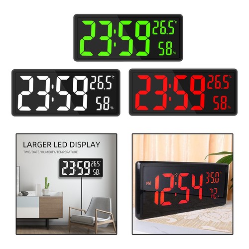 Oversized led clock - led,