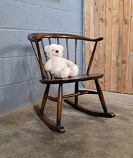 Ercol Cowhorn Rocking Chair ~ Childs ~ Mid Century ~ Vintage