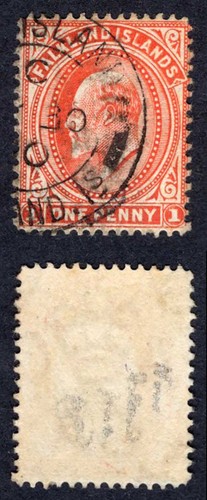 Falkland wmk mult - falkland, 1d