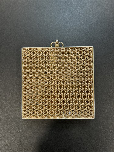 Vintage gold metal cigarette - metal,