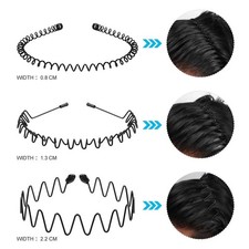 Black Metal Sports Hairband