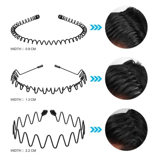 Black metal sports - sports, hairband