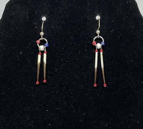 Porcupine quill earrings - quill,