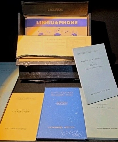 Vtg linguaphone german - linguaphone,
