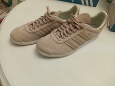 Adidas Gazelle Cream On Cream Suede Trainers