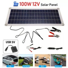 100W Solar Panel Set Trickle