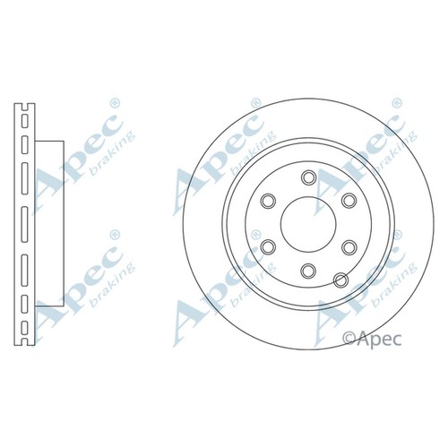 Brake discs vented for - 2x,