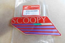 HONDA SH50  SH75  SCOOPY  1991  GENUINE LEG SHIELD STRIPE - # 87124-GJ3-920ZB