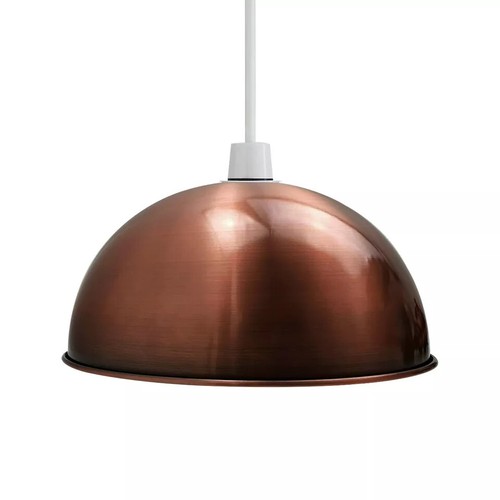 Vintage metal lamp shade - vintage,