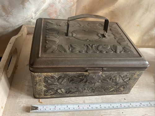 Vintage colman tin floral - vintage,