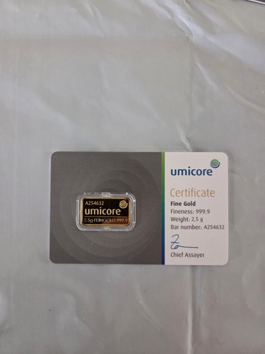Umicore gold bullion pure - gold,