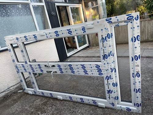 Upvc door with frame and - and, cill